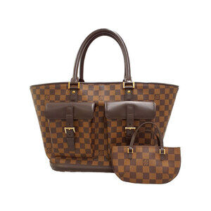 Louis Vuitton Damier Ebene Brown Manosque Tote Bag